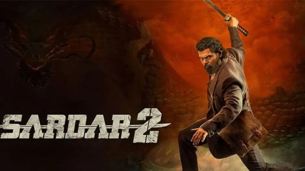 Karthi in Sardar 2 movie poster